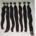 One Donor Raw Virgin Weft Human Hair Extension, Untreated Natural